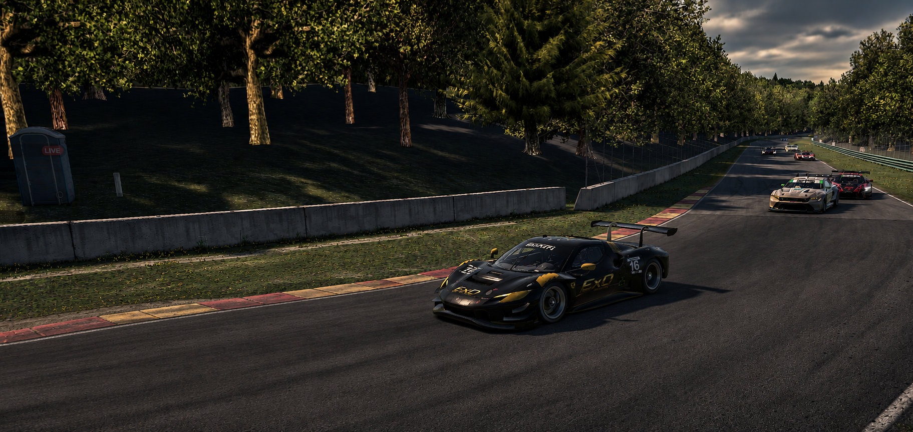 ExO Racing Ferrari 296 GT3 bei den 6h Road America